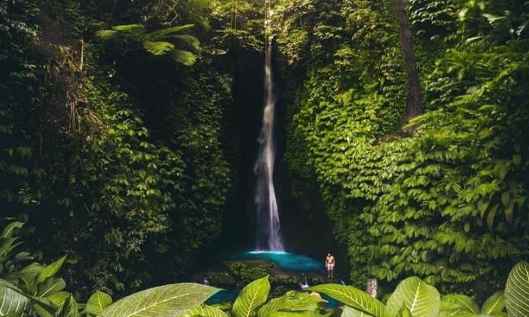 Air Terjun Leke Leke Pesona Air Terjun Eksotis Nan Indah Di Tabanan